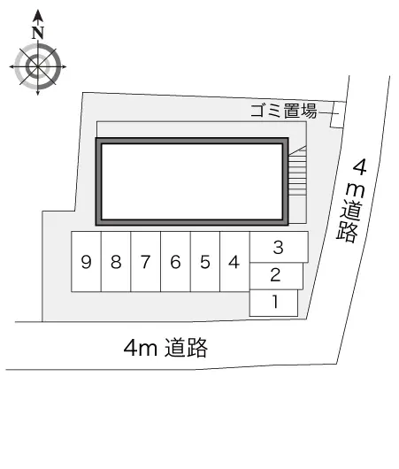 ★手数料０円★市川市稲荷木 月極駐車場